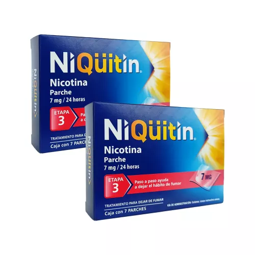 NIQUITIN E3 PACK 2  C/7 PARCHES