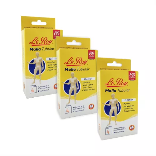 MALLA TUBULAR C4 2m LE ROY PACK 3 Pzs