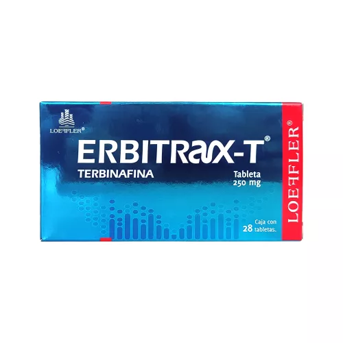ERBITRAX-T 250 mg 28 Tabletas