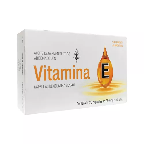 VITAMINA E 850 mg 30 Cápsula(s)