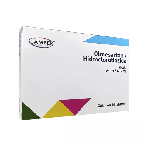 OLMESARTAN / HIDROCLOROTIAZIDA 40/12.5 mg 14 Tableta(s)