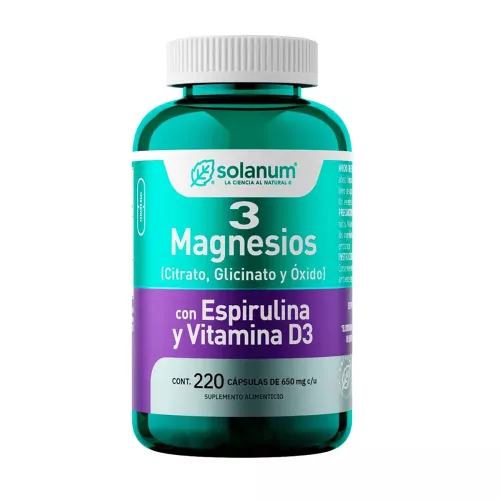 SOLANUM 3 MAGNESIOS 60 CAPSULAS