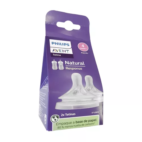 PHILIPS AVENT TETINA Natural Respons Flujo Rápido 2pz