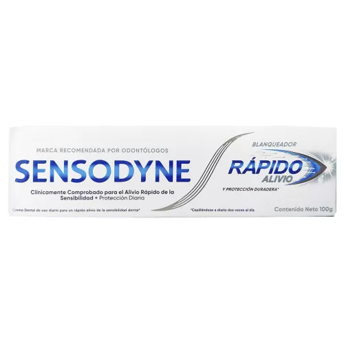 SENSODYNE RAPIDO ALIVIO BLANQUEADOR PASTA DENTAL 100g