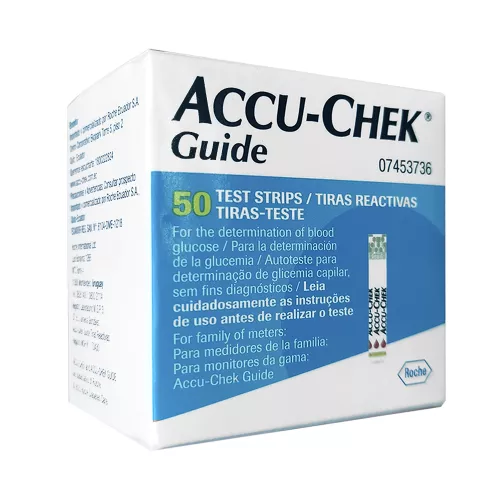 TIRAS REACTIVAS ACCU-CHEK GUIDE 50 Tiras