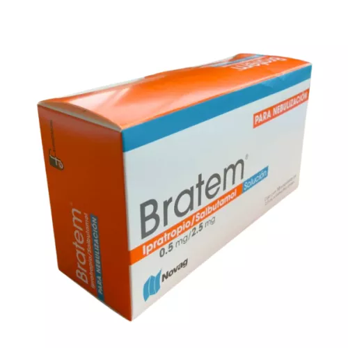 BRATEM 0.5/2.5 mg/2.5 ml 10 Ampolletas