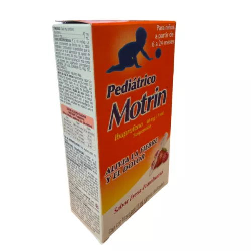 MOTRIN PED SABOR FRESA-FRAMB 40 mg 15 Mililitro
