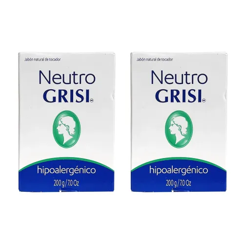 JABON GRISI NEUTRO 2 PZS DE 200 GR C/U