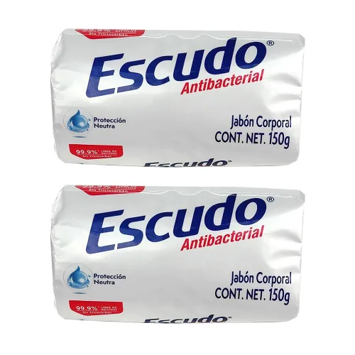 JABON ESCUDO NEUTRO DOS PZS DE 150 GR C/U - 2 Piezas