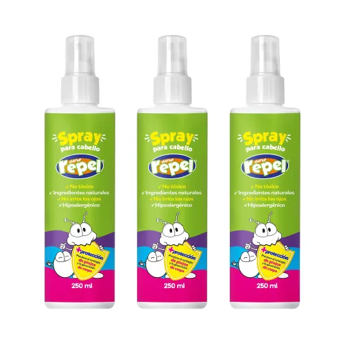PACK ANTIPIOJOS SURE REPEL INFANTIL 3 SPRAY