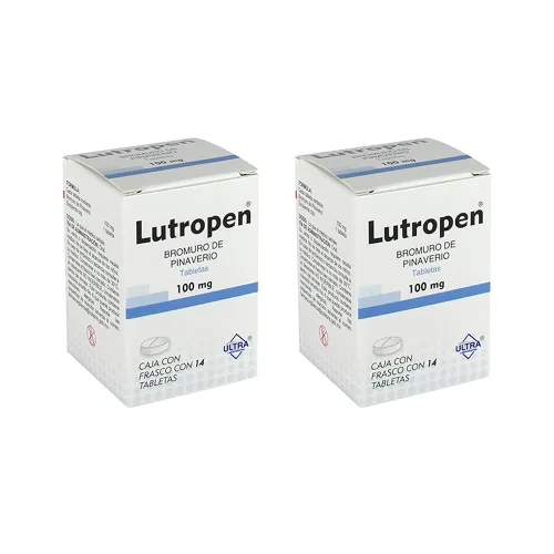 LUTROPEN 100 MG 2 CAJAS 14 TABS C/U