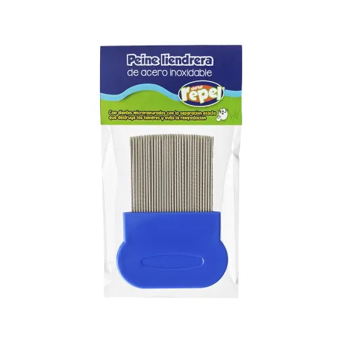 PEINE LIENDRERA AZUL