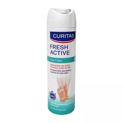DESODORANTE PARA PIES CURITAS FRESH ACTIVE 150 mL