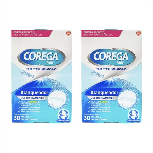 COREGA PACK 2 PZAS TABLETAS BLANQUEADORAS