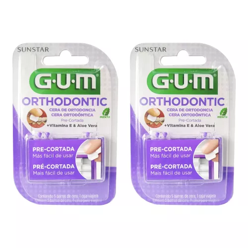 Cera De Ortodoncia GUM Sabor Menta Pack2