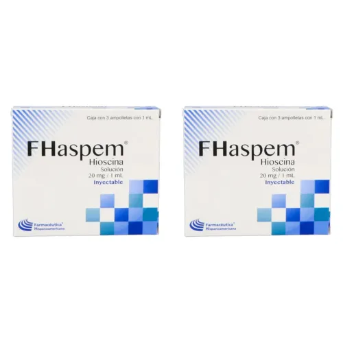 FHASPEM 20 MG 2 CAJAS 3 AMP C/U
