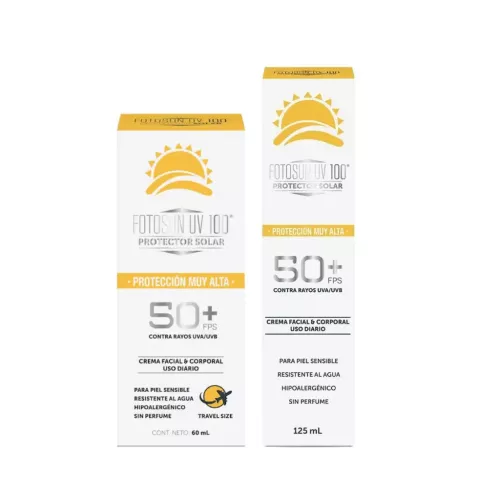 KIT 1 FOTOSUN UV 50 60 ML+ 1 FOTOSUN UV 50 125 ML 