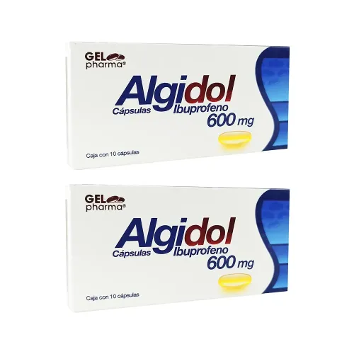 ALGIDOL 600 MG PACK 2 CAJAS 10 CAPS C/U