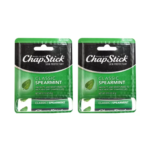Balsamo Labial Chap Stick Yerbabuena 4g Pack 2