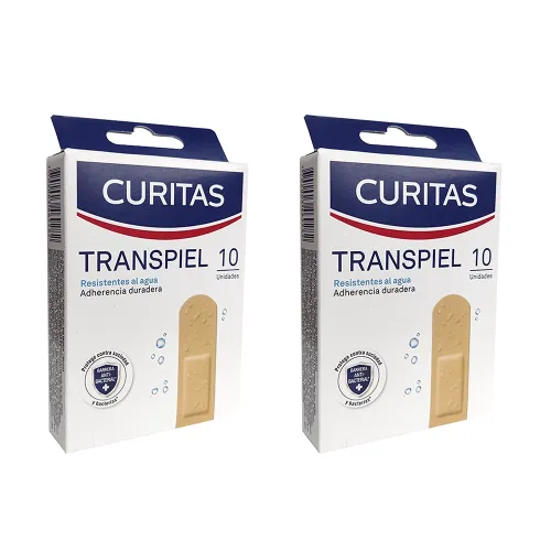CURITAS TRANSPIEL 2 CAJAS 10 PZS C/U