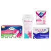 KIT TOALLA TENA LADY 10pz + TOALLITAS HUMEDAS SABA + SHAMPOO INTIMO MYFEM 200mL + SYNCOL MAX miniatura 1