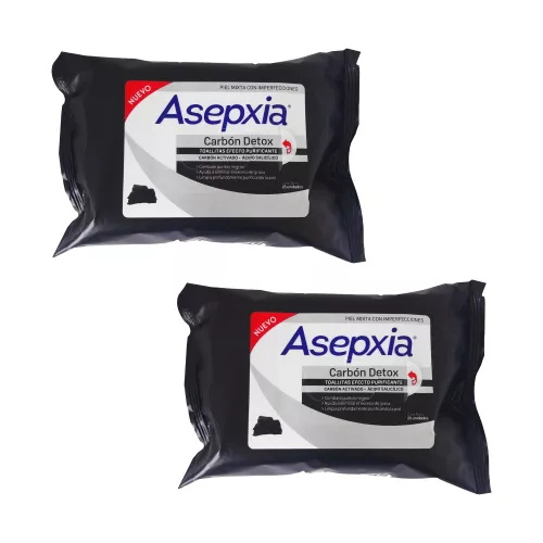 ASEPXIA TOALLITAS PACK 2PZAS