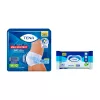 KIT 1 TENA MAXI PROTECT GRANDE 10 PZS+ 1 TENA TOALLAS HUMEDAS miniatura 1