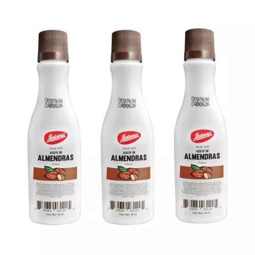 ACEITE DE ALMENDRAS JALOMA PACK 3PZAS