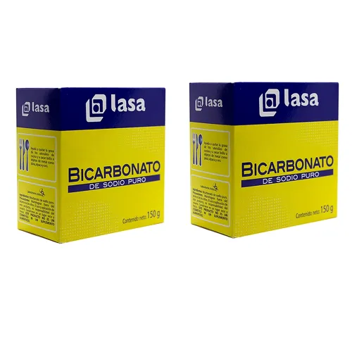 BICARBONATO DE SODIO 2 CAJAS 150 GR C/U