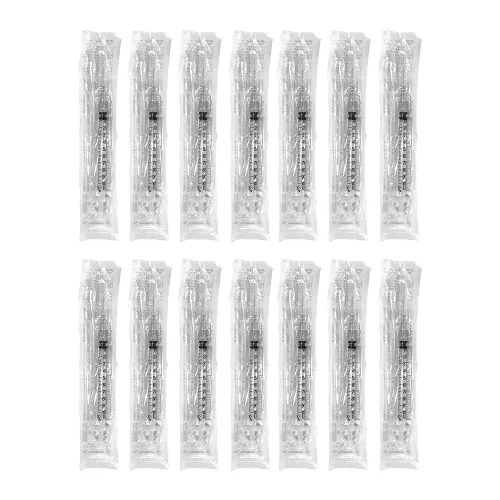 JERINGA PARA INSULINA CON AGUJA C/14 PZS