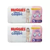 HUGGIES ULTRA CONFORT NIÑA E5 C/40 PAÑALES PACK 2 miniatura 1