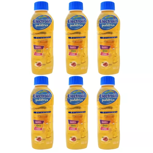 ELECTROLIT MANZANA PED 6 PZS CON 500 ML CU