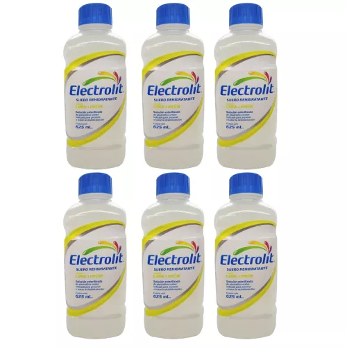 ELECTROLIT LIMA LIMON 6 PZS CON 625 ML C/U