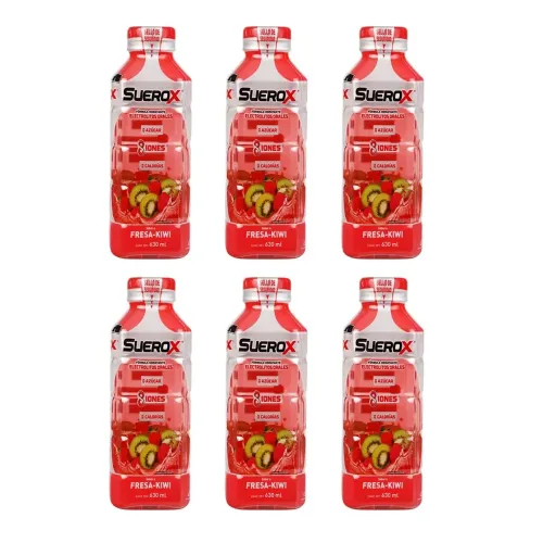 SUEROX FRESA - KIWI 6 PZS 630 ML C/U