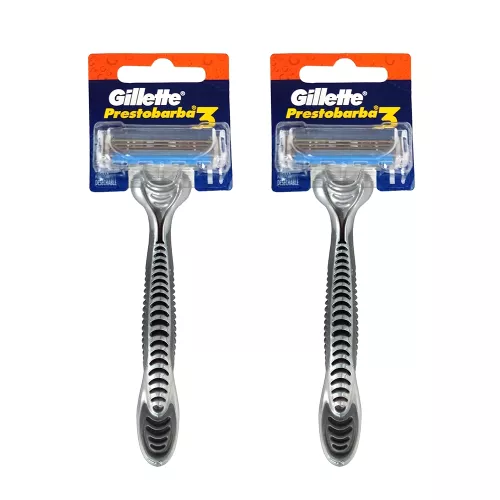 GILLETTE PRESTOBARBA 3 DOS PZS - 2 Piezas