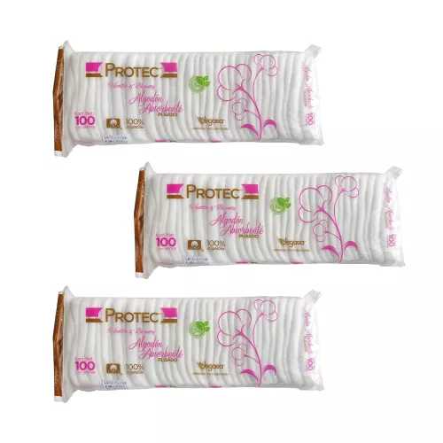 Algodón Plisado Protec 100gr Pack 3 Bolsa