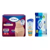 TENA PANTS DISCERT BEIGE CH10pzs + TOALLAS HUMEDAS TENA PROSKIN EG 40 pzs +CREMA DE ZINC PROSKIN miniatura 1