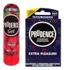 CONDON EXTRA PLEASURE Y LUBRICANTE GEL FRESA KIT PRUDENCE miniatura 1