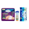 TENA PANTS NOCTURNO UNISEX G 8pzs + TOALLAS HUMEDAS PROSKIN EG 40pzs + CREMA DE  ZINC TENA100mL miniatura 1