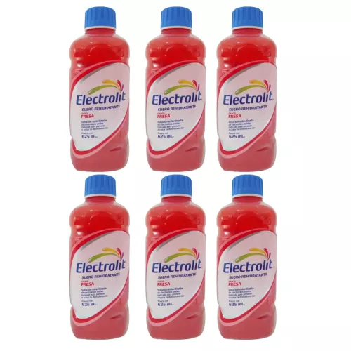 ELECTROLIT FRESA 6 PZS 625 ML C/U