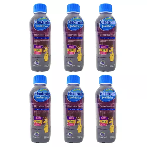 ELECTROLIT UVA PED 6 PZS 500 ML C/U