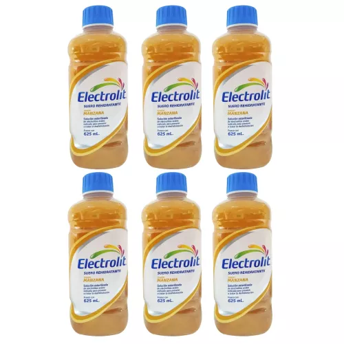 ELECTROLIT MANZANA 6 PZS 625 ML C/U