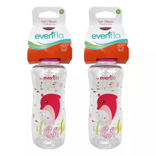 BIBERON EVENFLO ACUARIO 240ML 2 PACK