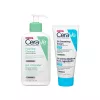 KIT CERAVE GEL LIMPIADOR PIEL NORMAL A GRASA + CREMA ALISADORA ANTIRUGOSIDADES miniatura 1