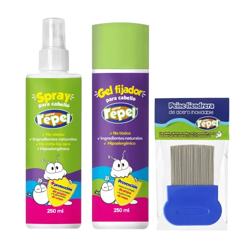 KIT SURE REPEL INF 1 SPRAY + 1 GEL + 1 PEINE