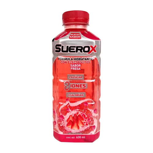 SUEROX 8IONES FRESA 630 ML - 630 Mililitros