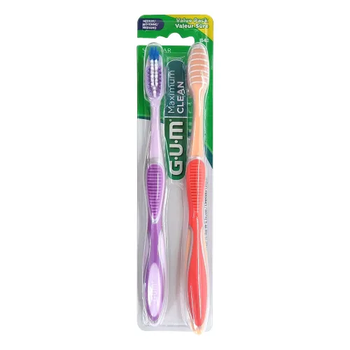 CEPILLO DENTAL GUM MEDIANO 2 Piezas