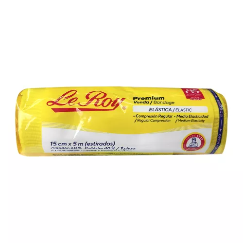 VENDA ELASTICA LE ROY 15 cm X 5m 1 Venda