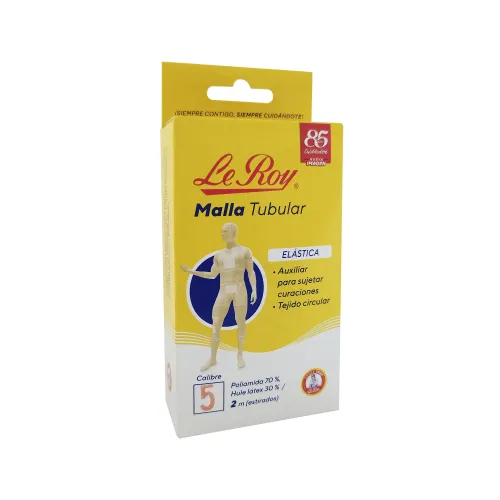 MALLA TUBULAR CALIBRE 5 x 2m LE ROY CAJA CON 2pz