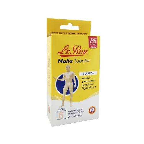 MALLA TUBULAR CALIBRE 6 x 2m LE ROY CAJA CON 2pz